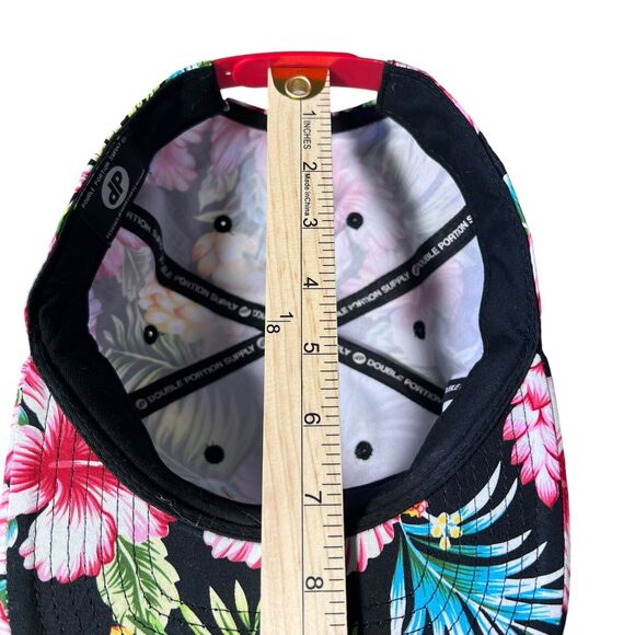 Double Portion Supply Hawaiian Baseball Cap Tropical Floral Adjustable Men Hat - Picture 6 of 7